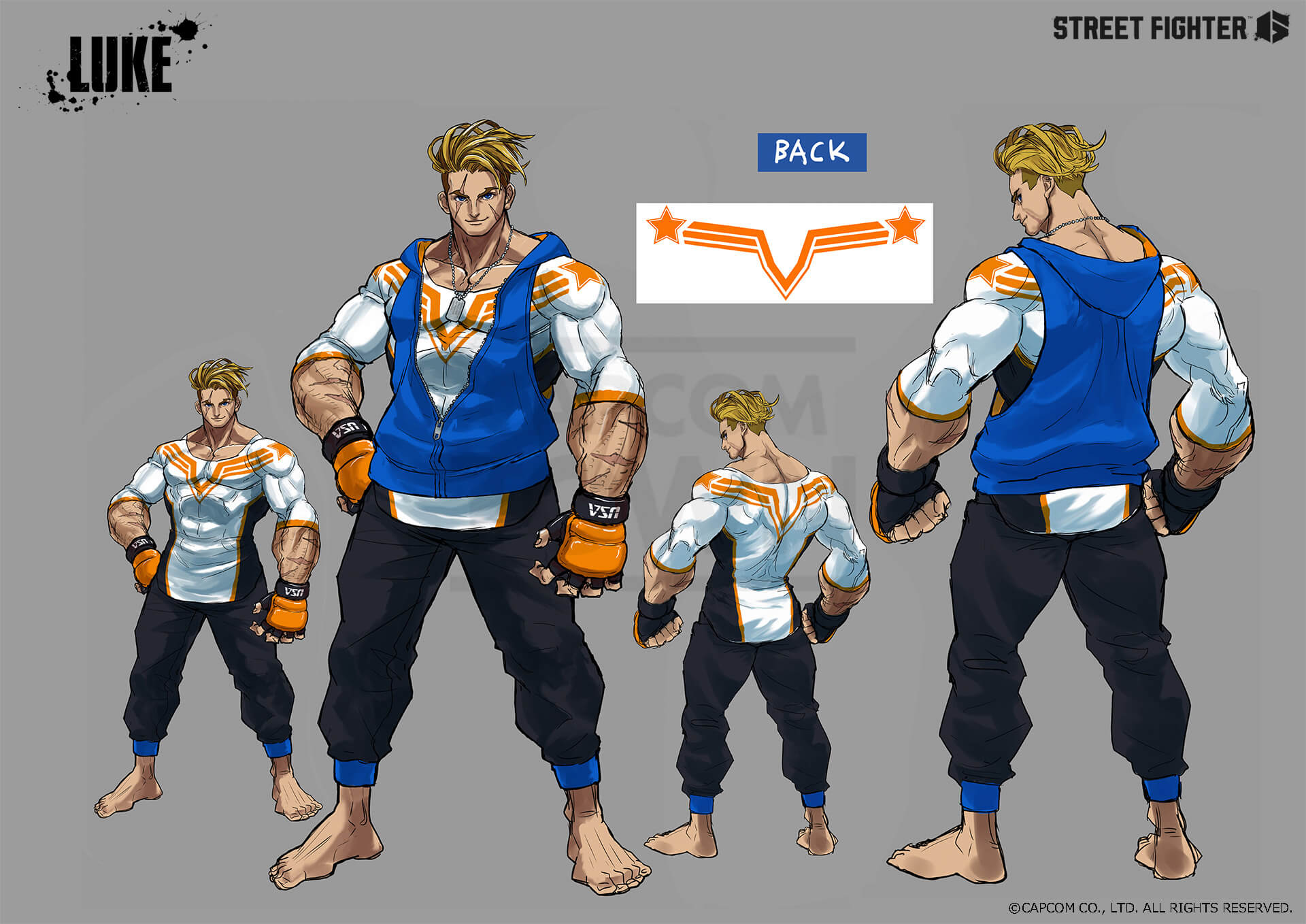Luke Imagens do personagem, Recurso de desenvolvimento, Street Fighter 6, Museu