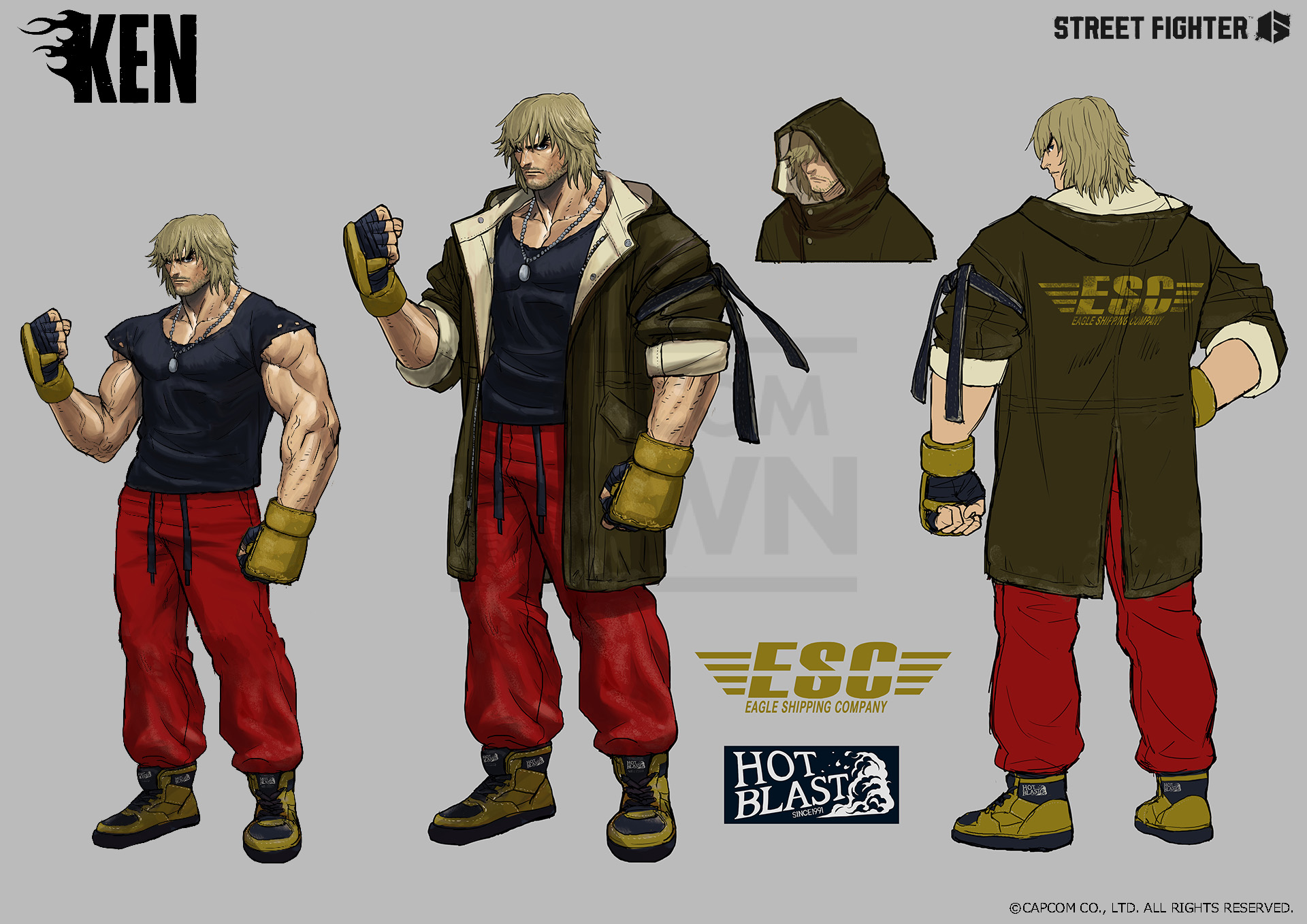 Ken Character Images | Game Design Docs | Street Fighter 6 | Museum ...