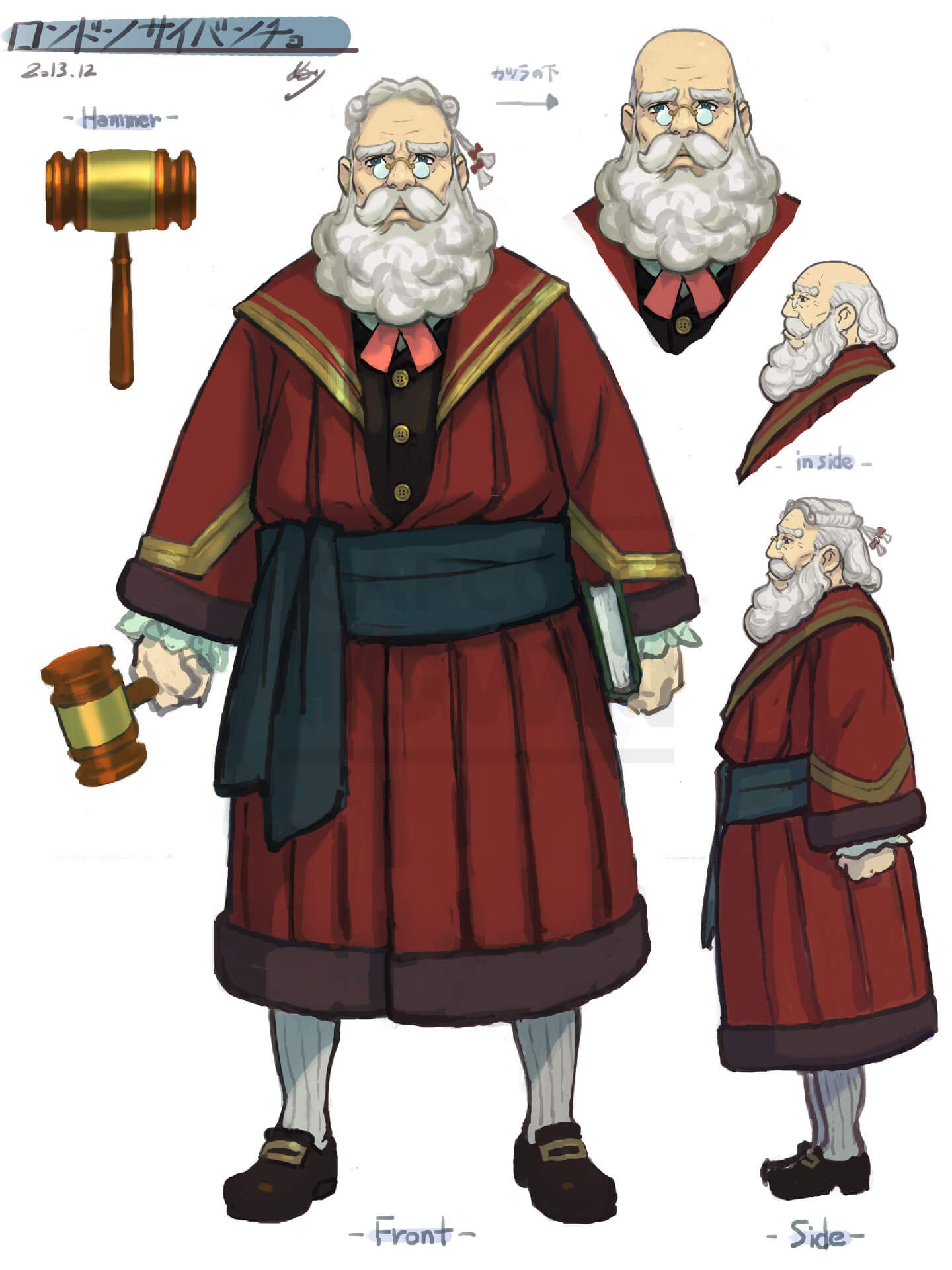 Great Britain Judge 角色设计图| 开发资料| The Great Ace