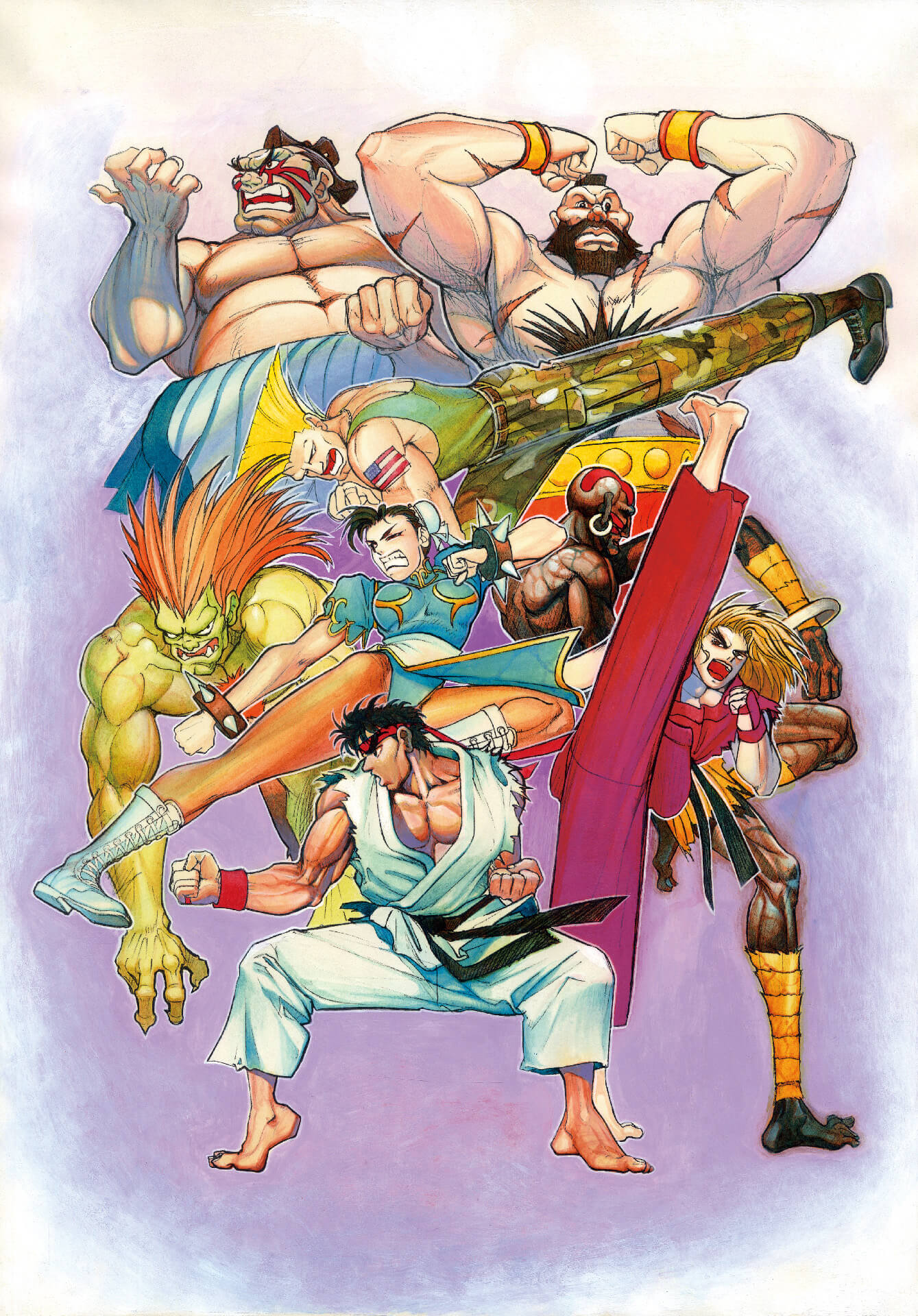 street fighter 2 公式アート