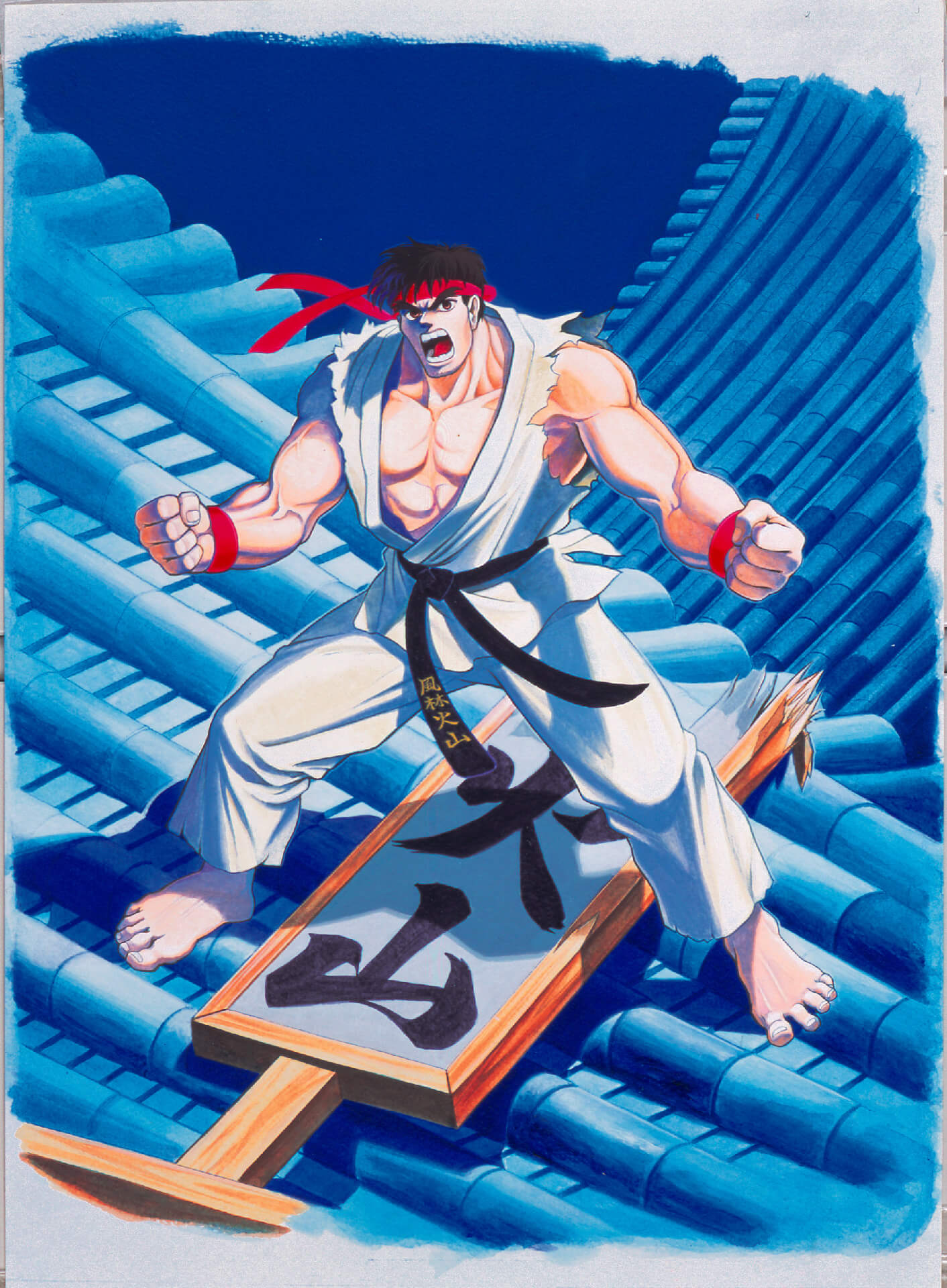 Ryu Character Concept Art, Images, Street Fighter II, Museum