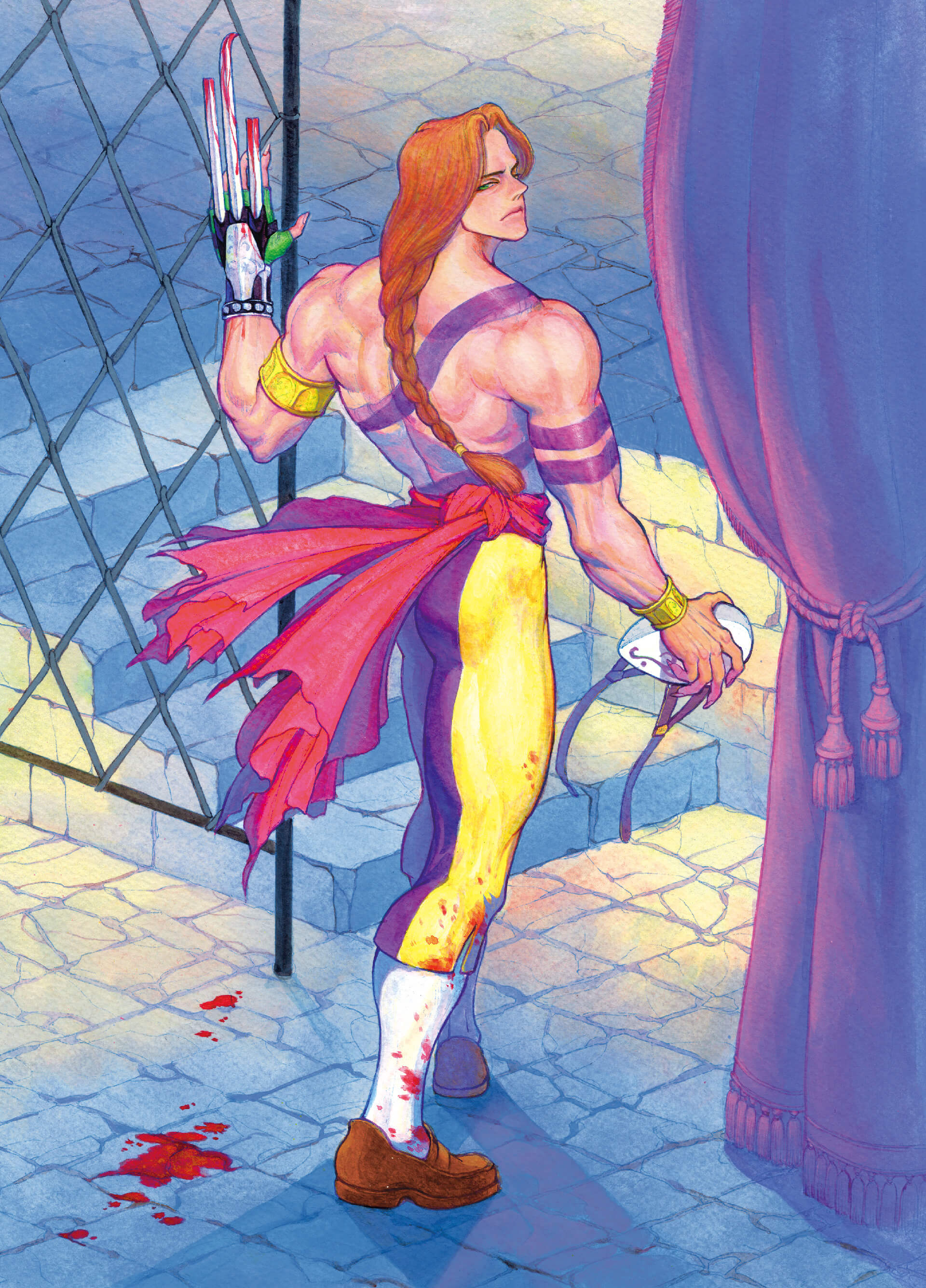 Blanka Arte conceitual do personagem, Images, Street Fighter II, Museu