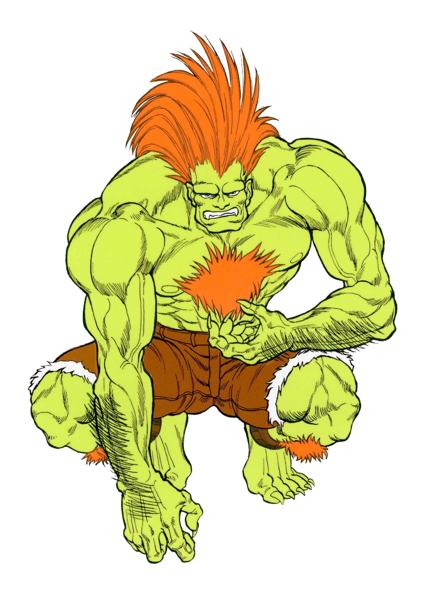 Blanka of Street Fighter 4 Concept Art  Street fighter, Street fighter  characters, Street fighter art