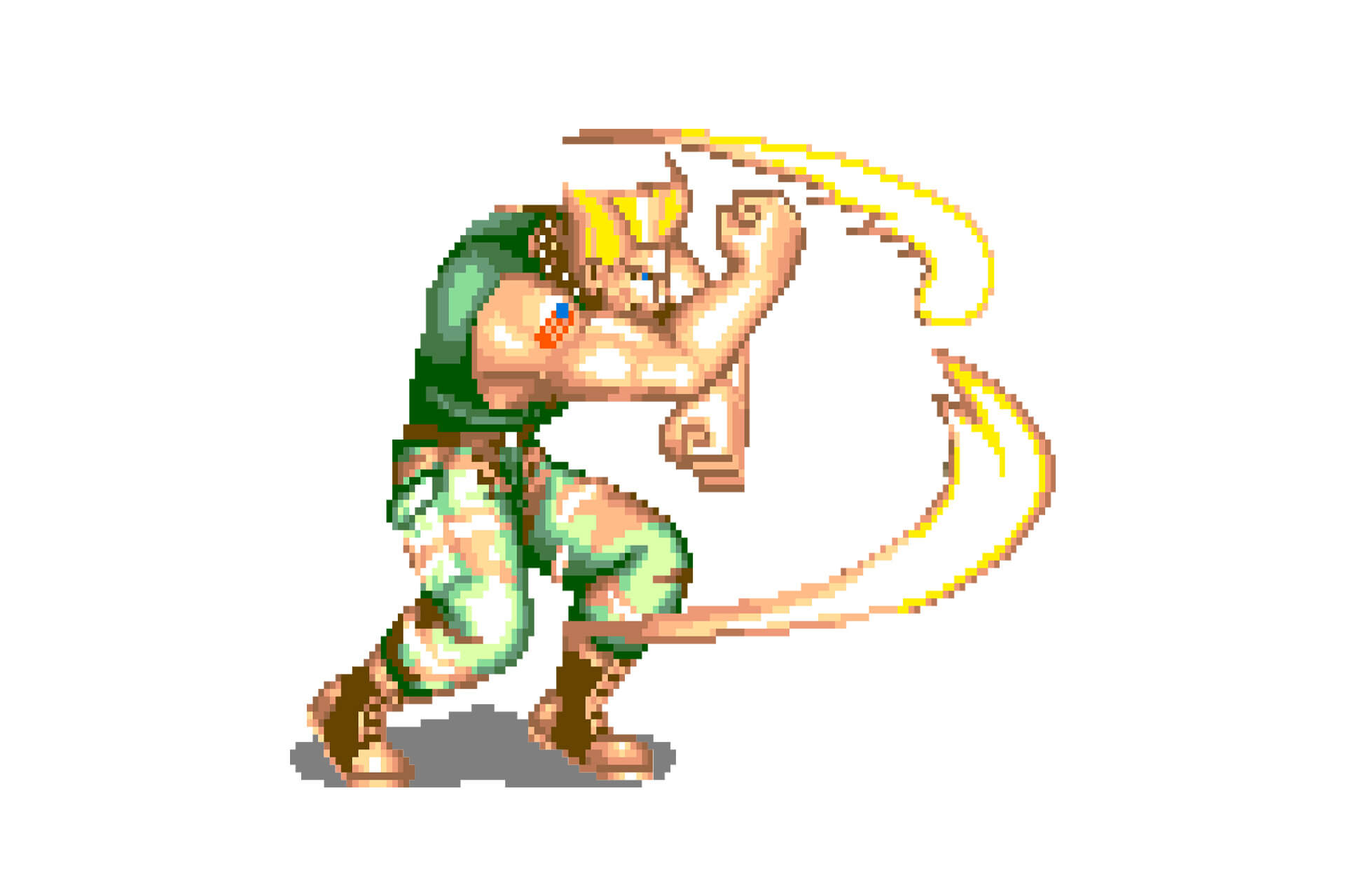 Street Fighter 2 - Guile - Sonic Boom! on Make a GIF