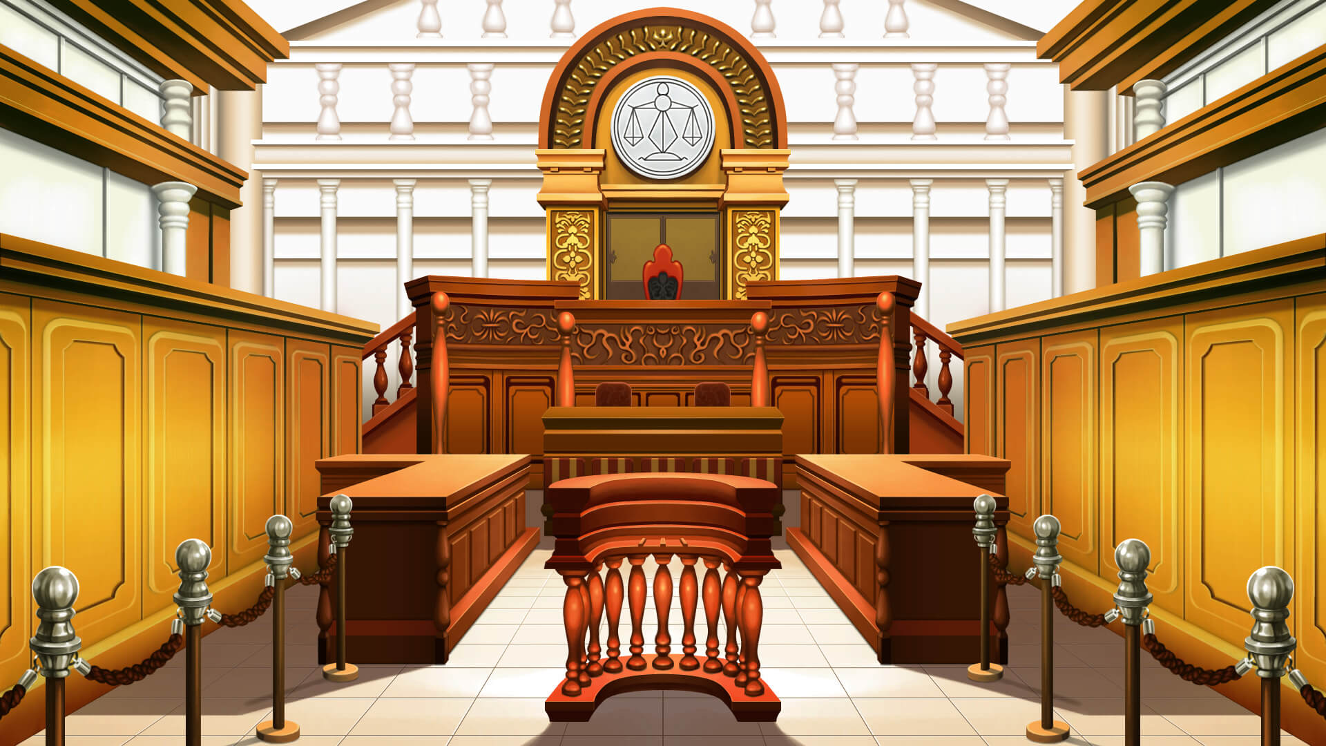 стол судьи в зале суда
