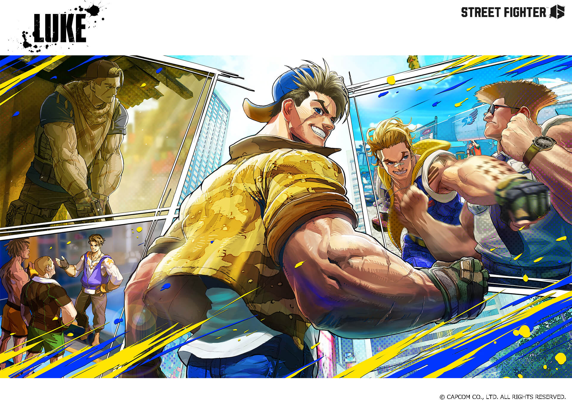Luke Imagens do personagem, Recurso de desenvolvimento, Street Fighter 6, Museu